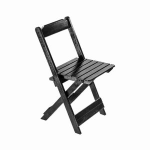 Cadeira Dobrável (Imbuia ou Preta) Maplan